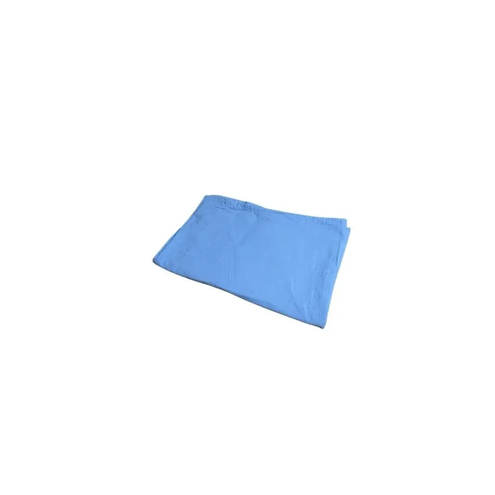 Ikea Dvala Twin Size Flat Sheet Solid Blue Color 100% Cotton Bedding